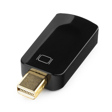 Переходник miniDisplayPort - DisplayPort, черный, пакет Cablexpert